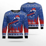 Custom 2025 Buffalo Bills Santa Christmas Ugly Sweater – Moonbestprint