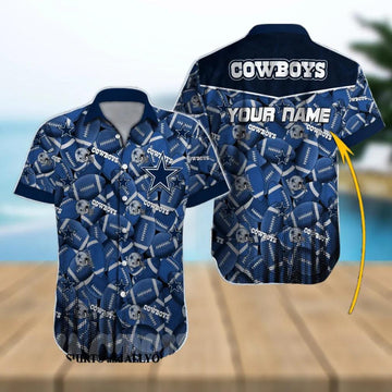 Custom Dallas Cowboys NFL Summer Classic Hawaiian Shirt, NFL Hawaiian Shirt Moonbestprint