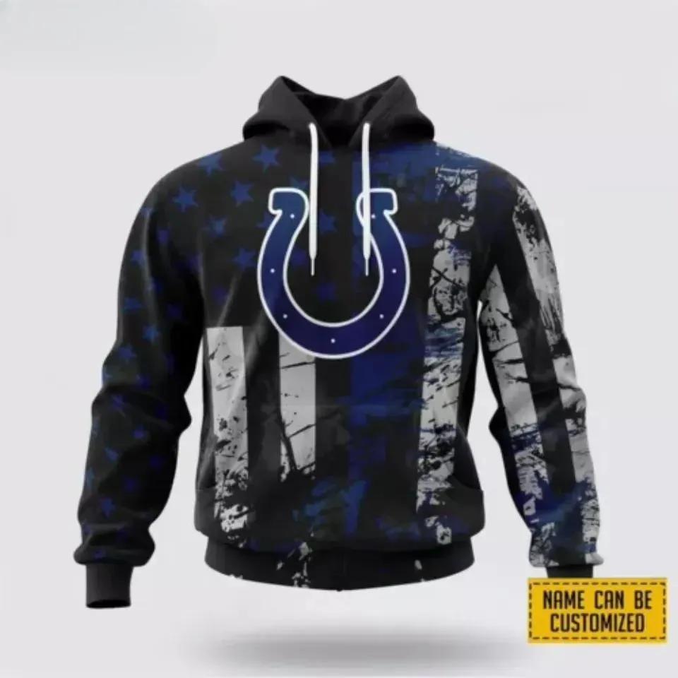 Custom Indianapolis Team Coltss 3D Hoodie, NFL Hoodie Moonbestprint