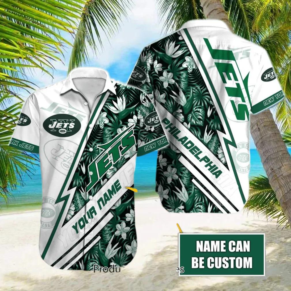 Custom New York Jets Trending Summer Hawaiian Shirt, NFL Hawaiian Shirt Moonbestprint