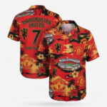 Custom Number Old Trafford Red Devil Manchester United Hawaiian Shirt – Moonbestprint
