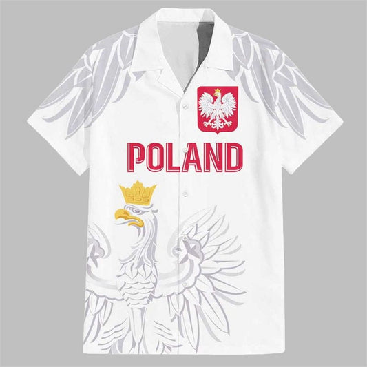 Custom Polish Football Hawaiian Shirt - Moonbestprint