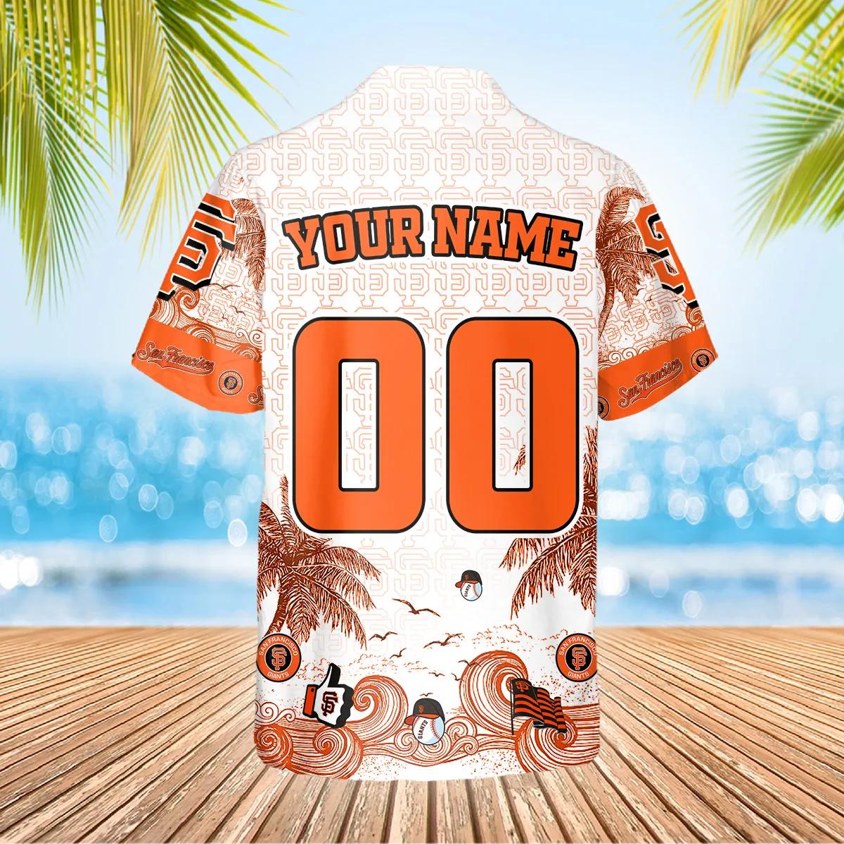 Custom San Francisco Giants Hawaiian Shirt, SF Giants Aloha Shirt, MLB Hawaiian Shirt Moonbestprint