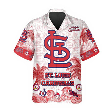 Custom St. Louis Cardinals Hawaiian Shirt, St. Louis Cardinals Aloha Shirt, MLB Hawaiian Shirt Moonbestprint