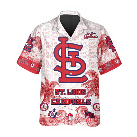 Custom St. Louis Cardinals Hawaiian Shirt, St. Louis Cardinals Aloha Shirt, MLB Hawaiian Shirt Moonbestprint
