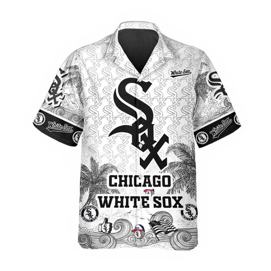 Custom White Sox Hawaiian Shirt, White Sox Aloha Shirt, MLB Hawaiian Shirt Moonbestprint