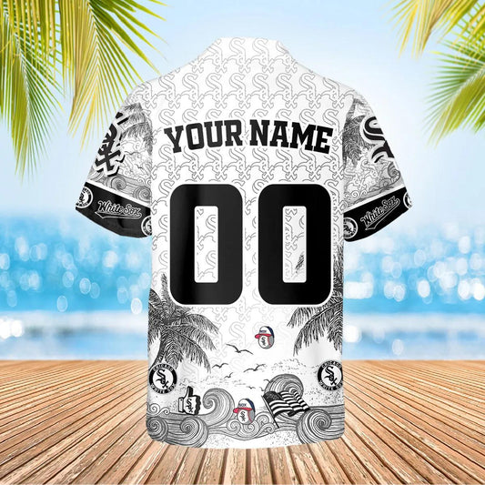 Custom White Sox Hawaiian Shirt, White Sox Aloha Shirt, MLB Hawaiian Shirt Moonbestprint