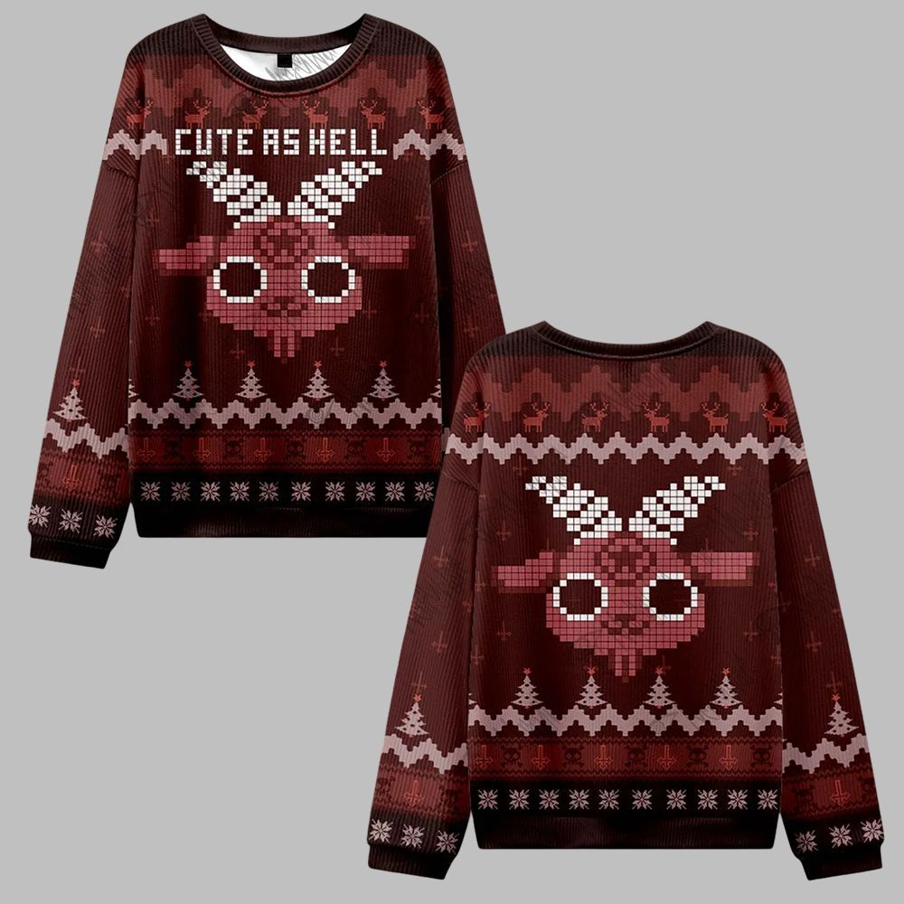 Cute as Hell Ugly Sweater 2026 Christmas - Moonbestprint