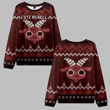 Cute as Hell Ugly Sweater 2026 Christmas - Moonbestprint