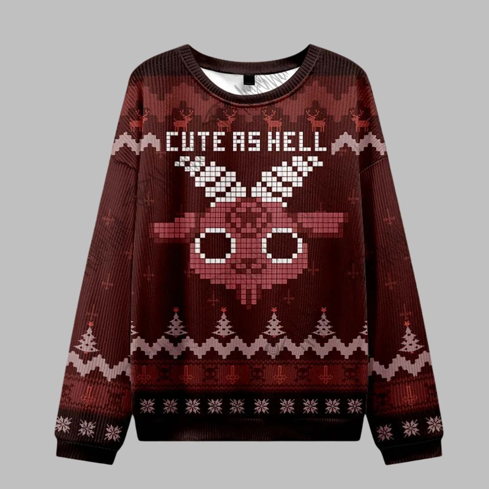 Cute as Hell Ugly Sweater 2026 Christmas - Moonbestprint