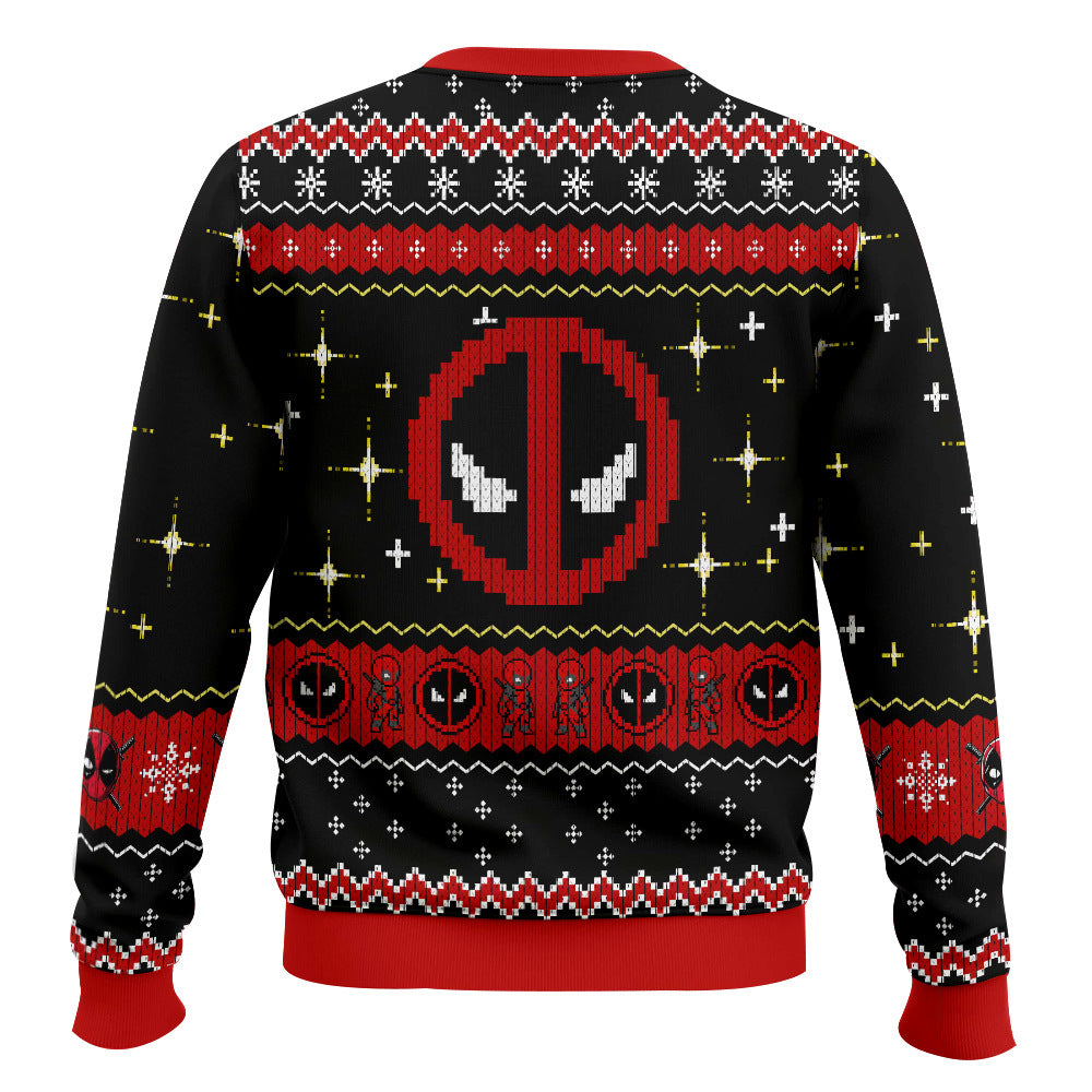Sorry I'm Late I had to walk my dogpool Deadpool Ugly Sweater – Moonbestprint
