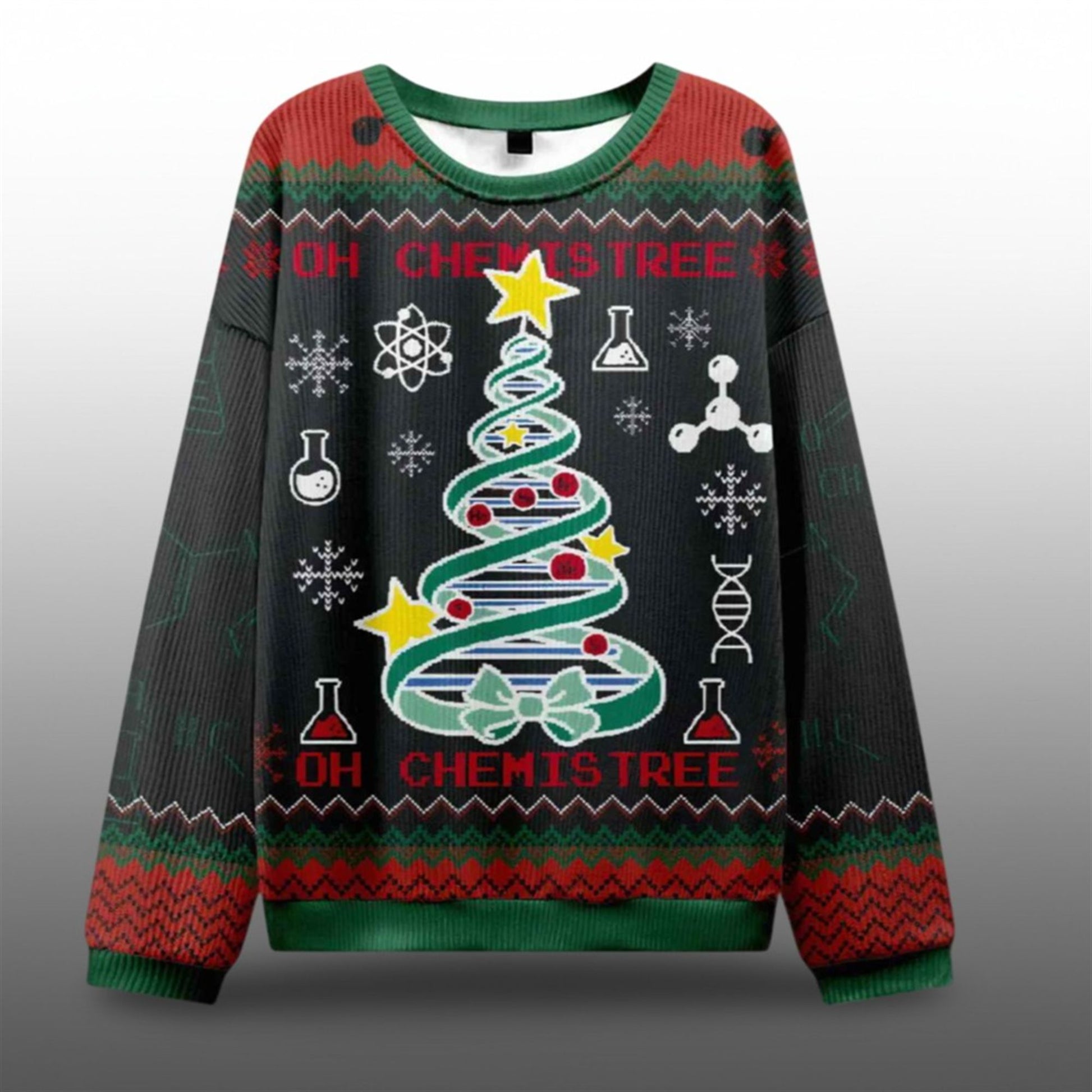 DNA Tree Ugly Christmas Sweater - Moonbestprint