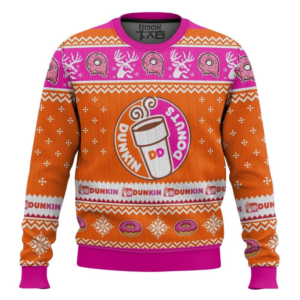 Dunkin' (formerly Dunkin' Donuts) Ugly Sweater – Moonbestprint