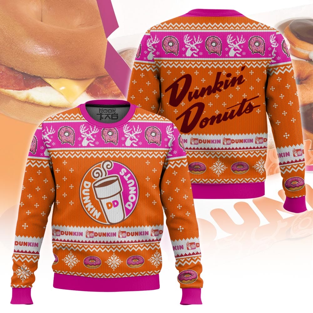 Dunkin' (formerly Dunkin' Donuts) Ugly Sweater – Moonbestprint