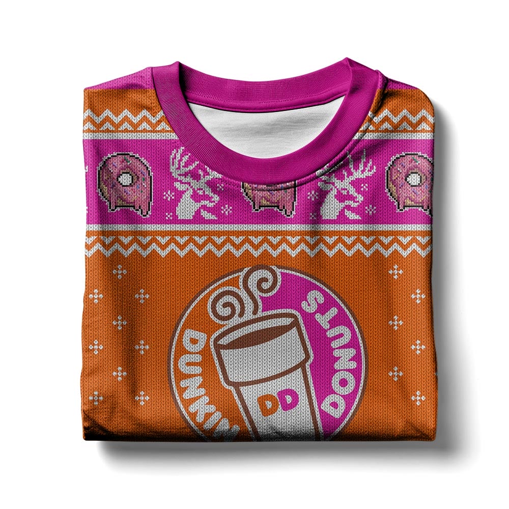 Dunkin' (formerly Dunkin' Donuts) Ugly Sweater – Moonbestprint
