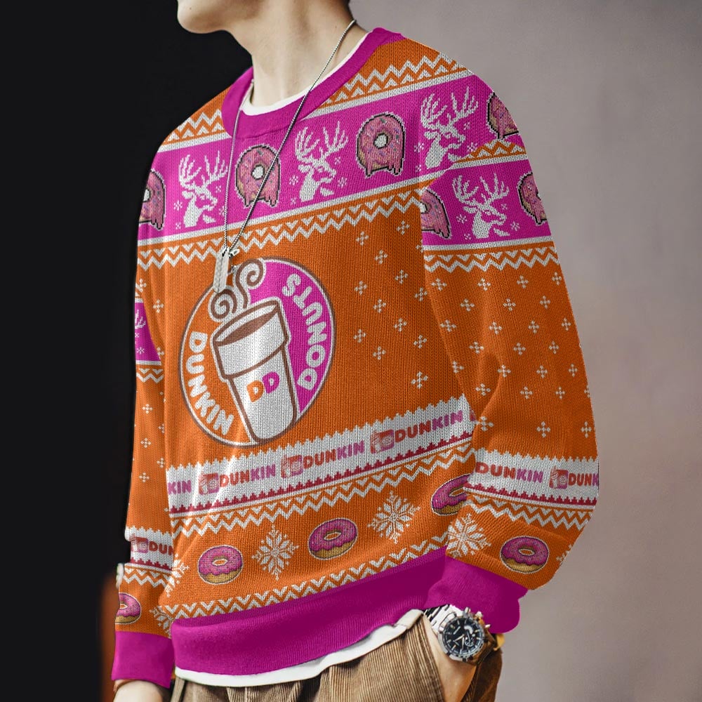 Dunkin' (formerly Dunkin' Donuts) Ugly Sweater – Moonbestprint