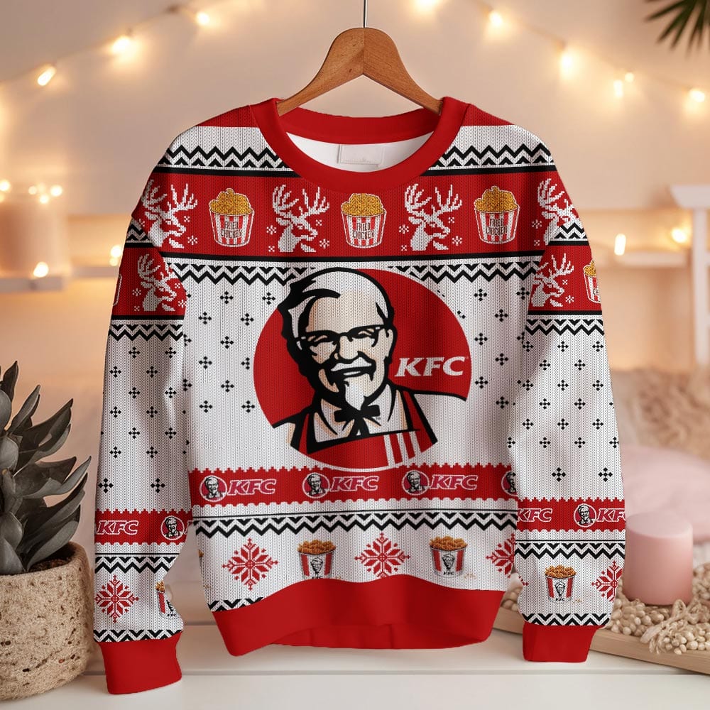 KFC (Kentucky Fried Chicken) Ugly Sweater – Moonbestprint