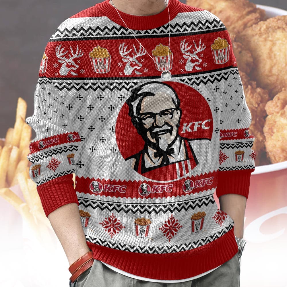 KFC (Kentucky Fried Chicken) Ugly Sweater – Moonbestprint