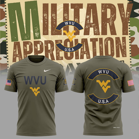 West Virginia Military Appreciation 2025 Combo Shirt | NO42 Moonbestprint