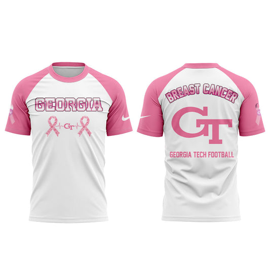 Georgia Tech Cancer Awareness Month 2025 Combo TShirt | PV39 Moonbestprint