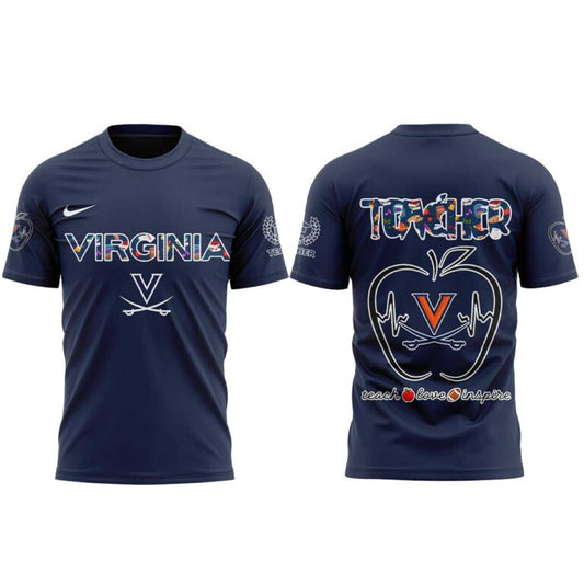 Virginia Teachers Appreciation Combo Shirt | UJ74 Moonbestprint