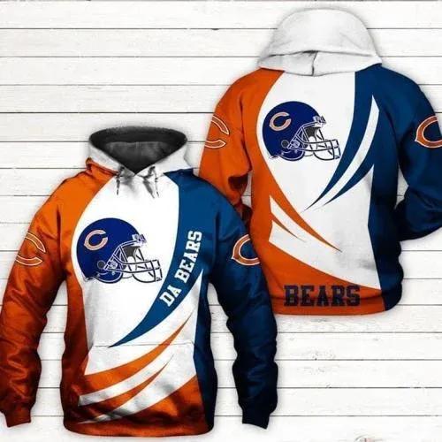 Da Bears For Chicago Bears Lover - Hoodie 3D, NFL Hoodie Moonbestprint