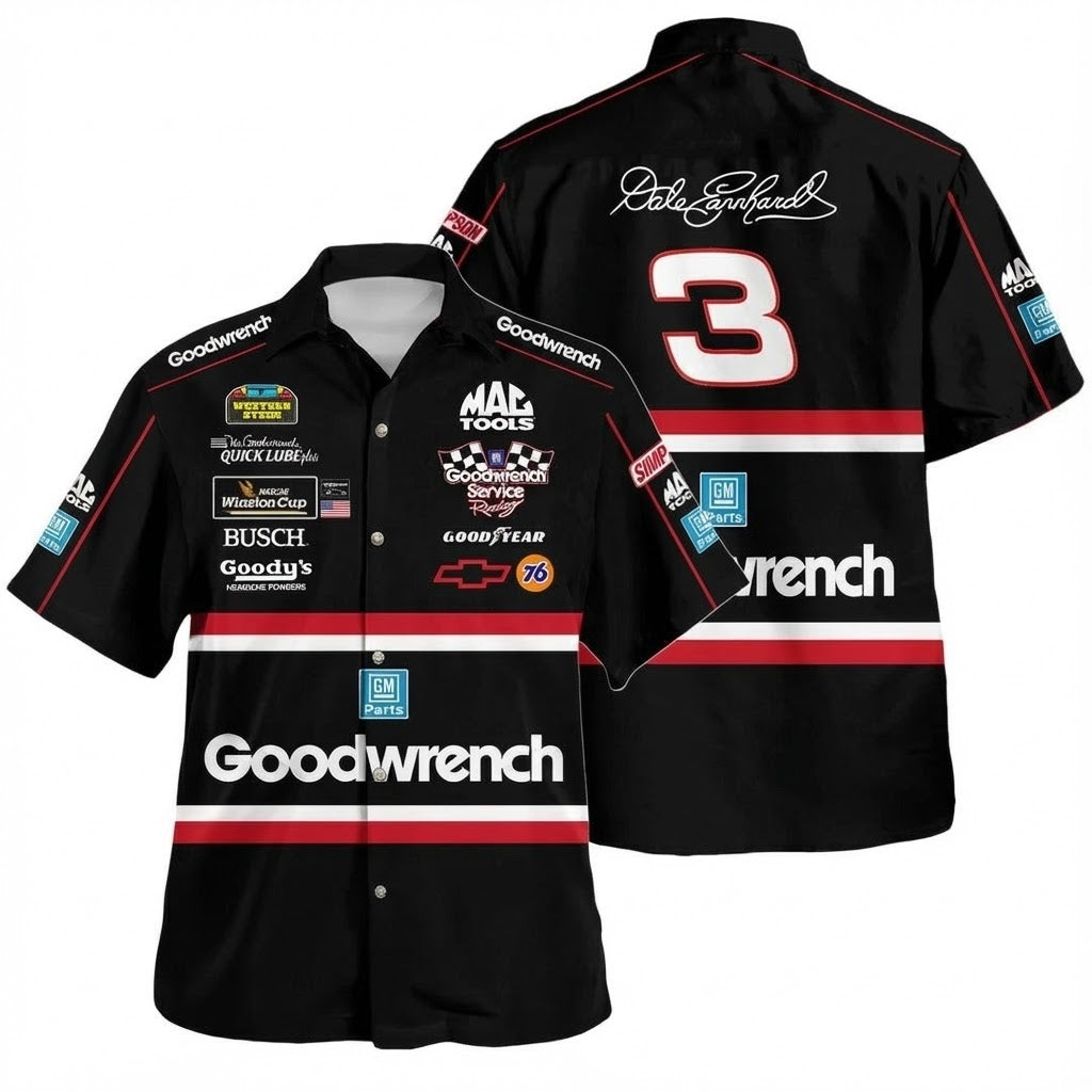 Dale Earnhardt Nascar Racing 1993 Hawaiian Shirt – Moonbestprint