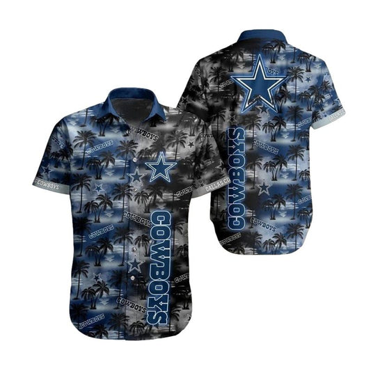 Dallas Cowboys Coconut And Logo Summer 2025 Hawaiian Shirt - Moonbestprint