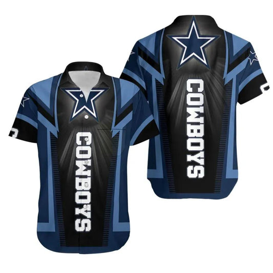 Dallas Cowboys For Fan Hawaiian Shirt Print Short Sleeve Hawaiian Aloha Shirt, NFL Hawaiian Shirt Moonbestprint