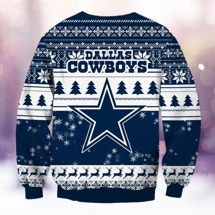 Dallas Cowboys Grinch Ugly Christmas Sweater, Christmas Sweater Dallas Cowboys Moonbestprint