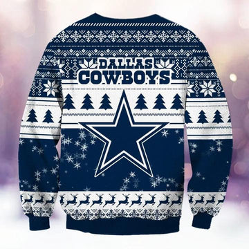 Dallas Cowboys Grinch Ugly Christmas Sweater, Christmas Sweater Dallas Cowboys Moonbestprint