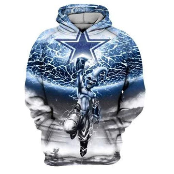 Dallas Cowboys Kid Buu Dragon Ball Z 3D Hoodie, NFL Hoodie Moonbestprint
