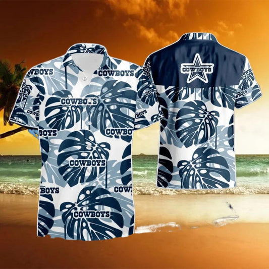 Dallas Cowboys NFL Aloha Summer Beach Hawaiian Shirt, NFL Hawaiian Shirt Moonbestprint