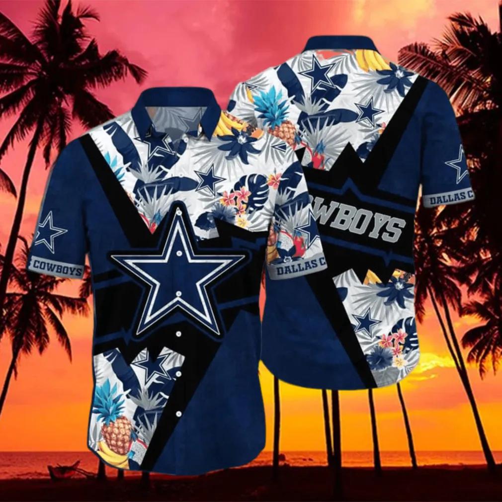 Dallas Cowboys NFL Aloha Tropical Hawaiian Shirt, NFL Hawaiian Shirt Moonbestprint