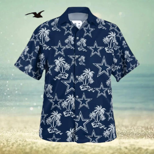 Dallas Cowboys NFL Island 3D Hawaiian Shirt, NFL Hawaiian Shirt Moonbestprint