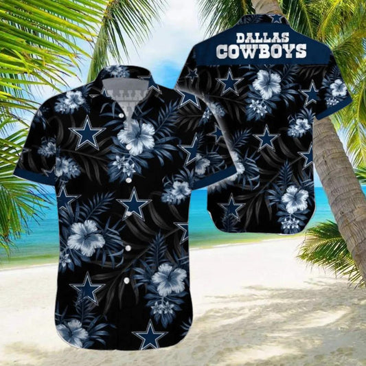 Dallas Cowboys NFL Tropical 3D Hawaiian Shirt, NFL Hawaiian Shirt Moonbestprint