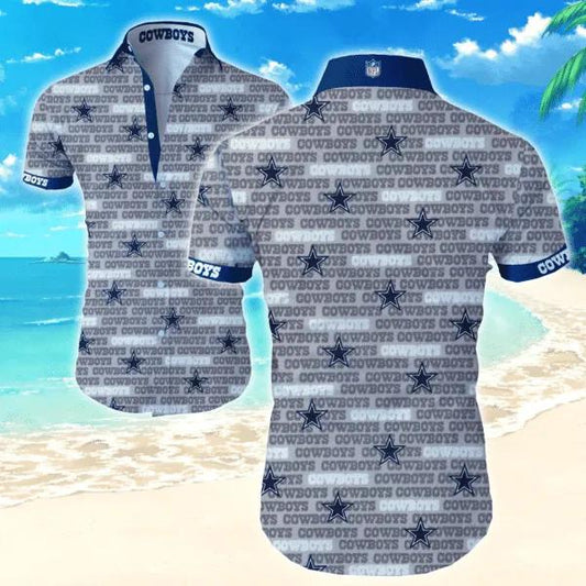 Dallas Cowboys Nfl Funny Aloha Hawaiian Graphic Print Short Sleeve Hawaiian Shirt, NFL Hawaiian Shirt Moonbestprint