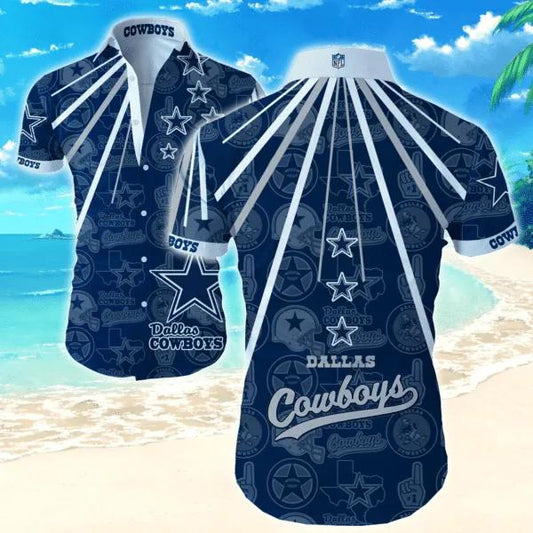 Dallas Cowboys Nfl Funny Hawaiian Graphic Print Short Sleeve Hawaiian Shirt, NFL Hawaiian Shirt Moonbestprint