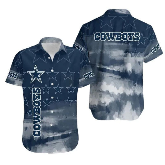 Dallas Cowboys Nfl Gift For Fan Hawaiian Graphic Print Short Sleeve Hawaiian Shirt 4, NFL Hawaiian Shirt Moonbestprint