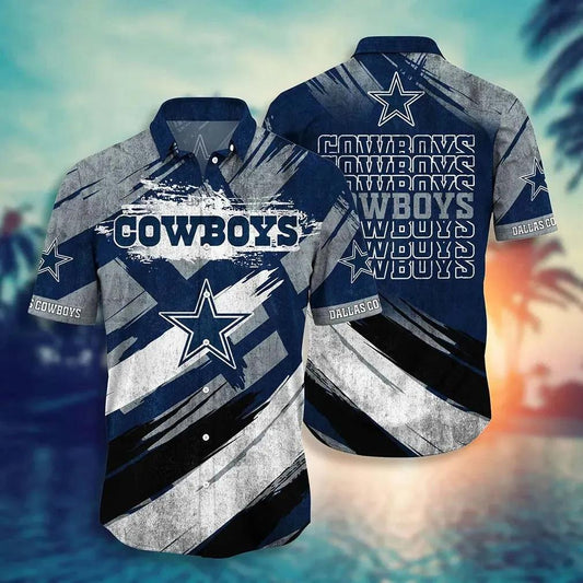 Dallas Cowboys Nfl Hawaiian Sas New Collection Trending Best Gift For Fans, NFL Hawaiian Shirt Moonbestprint