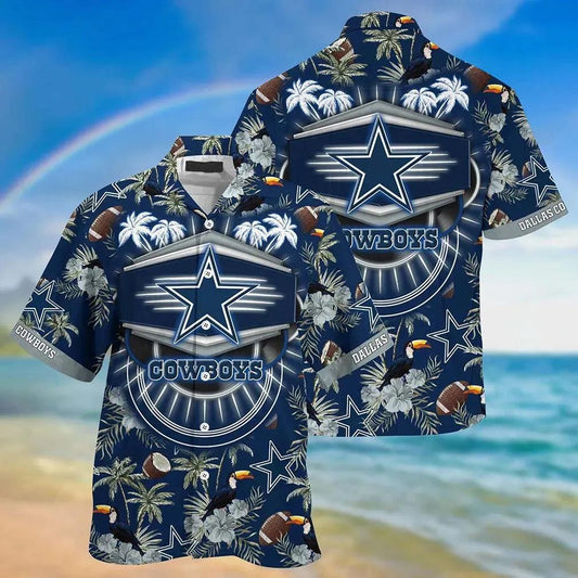 Dallas Cowboys Nfl Hawaiian Sas This Summer For Your Loved Ones, NFL Hawaiian Shirt Moonbestprint