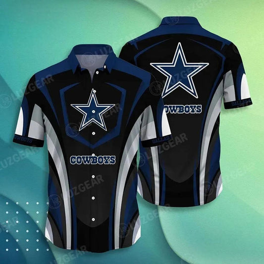 Dallas Cowboys Nfl Hawaiian Shirt New Collection Trends Summer Best Gift For Sports Fans, NFL Hawaiian Shirt Moonbestprint