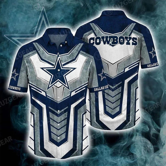 Dallas Cowboys Nfl Hawaiian Shirt Short Style Hot Trending Summer For Awesome Fans, NFL Hawaiian Shirt Moonbestprint