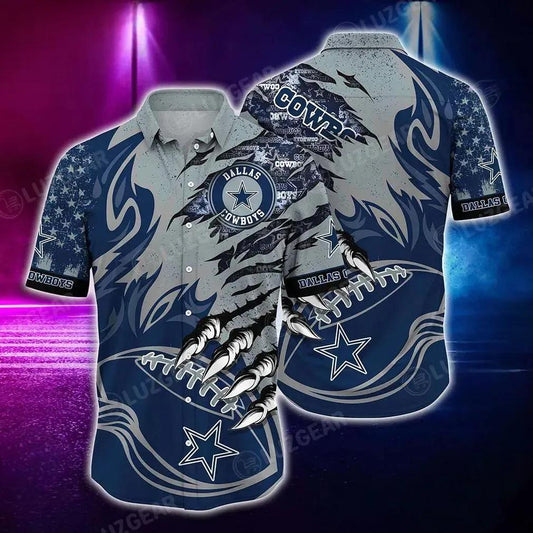 Dallas Cowboys Nfl Hawaiian Shirt Style Vintage Summer Beach Shirt Best Gift For Fans, NFL Hawaiian Shirt Moonbestprint