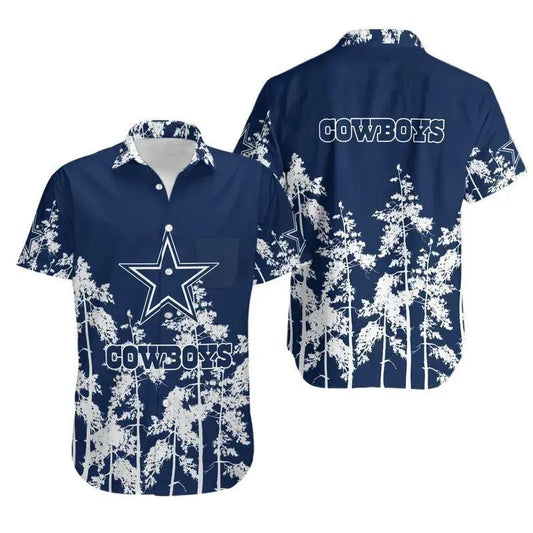Dallas Cowboys Secret Forest Hawaii Shirt Summer Collection, NFL Hawaiian Shirt Moonbestprint