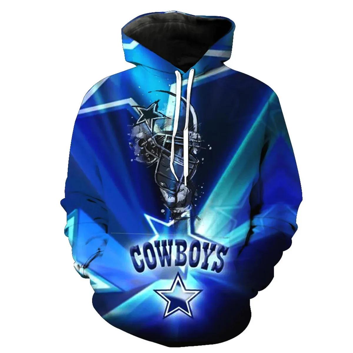 Dallas Cowboys Sport Team 3D Hoodie, NFL Hoodie Moonbestprint