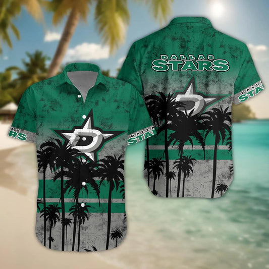 Dallas Stars Hawaii Shirt, NHL Hawaiian Shirt Moonbestprint