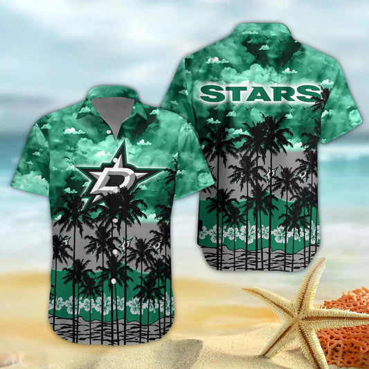 Dallas Stars Hawaiian Shirt 1, NHL Hawaiian Shirt Moonbestprint