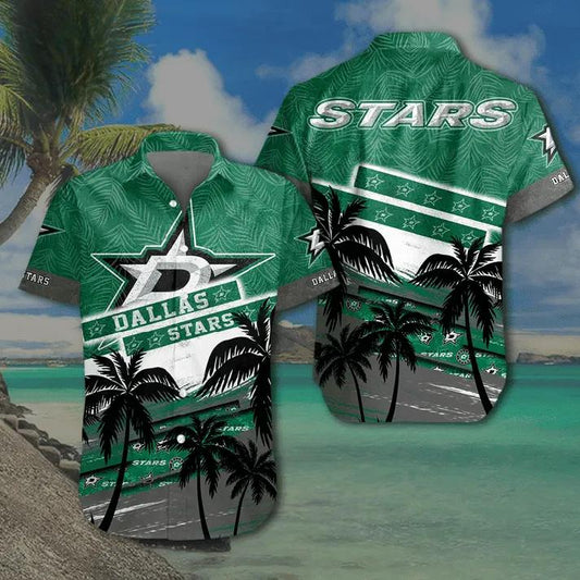 Dallas Stars Hawaiian Shirt 2, NHL Hawaiian Shirt Moonbestprint