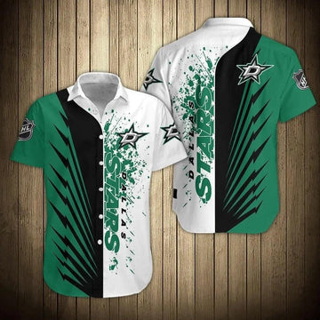 Dallas Stars Shirts Short Sleeve, NHL Hawaiian Shirt Moonbestprint